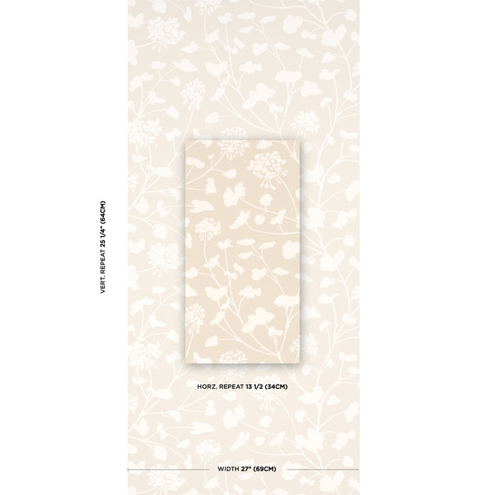 Schumacher Pennick Neutral Wallpaper 5010541