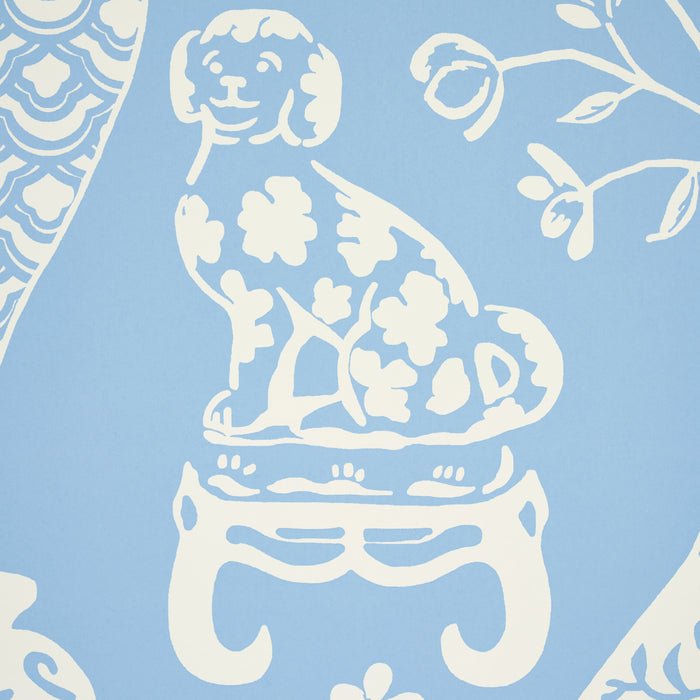 Schumacher Hellene Sky Wallpaper Sample 5010551