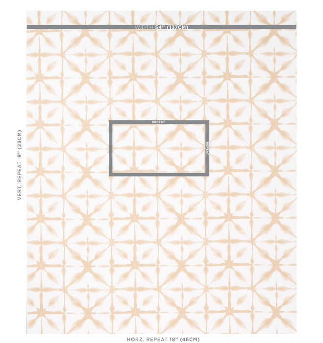 Schumacher Andromeda Sand Wallpaper Sample 5010574