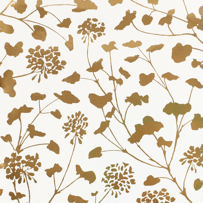 Schumacher Pennick Mylar Gold Wallpaper Sample 5010580