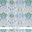 Schumacher Elizia Ikat Green & Blue Wallpaper Sample 5010710