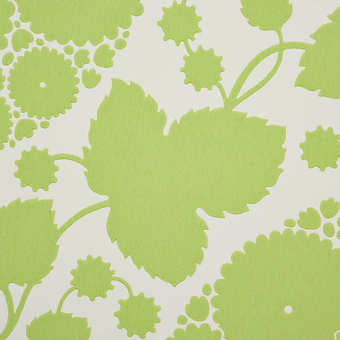 Schumacher Marianne Leaf Wallpaper Sample 5010722