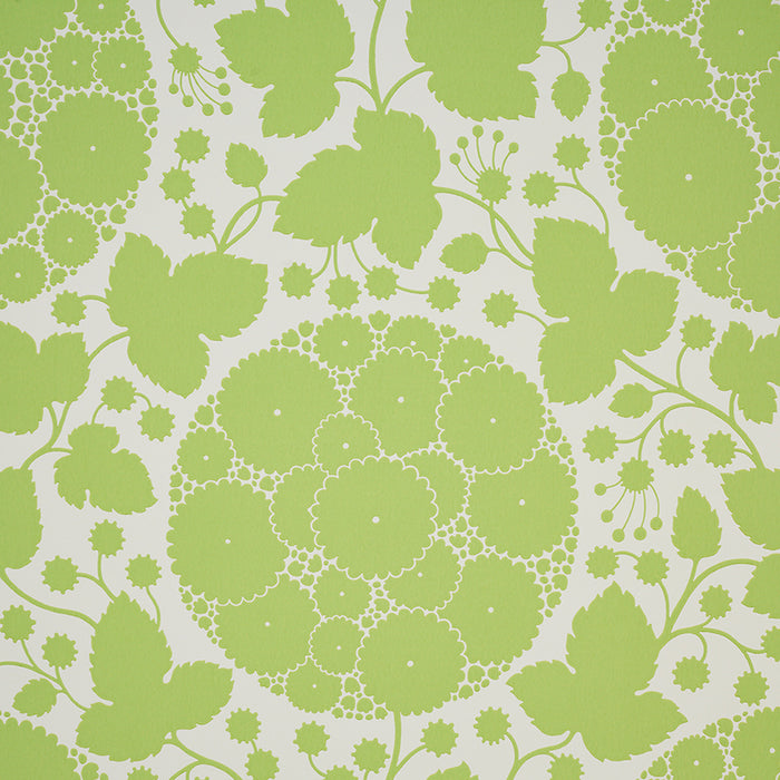 Schumacher Marianne Leaf Wallpaper Sample 5010722