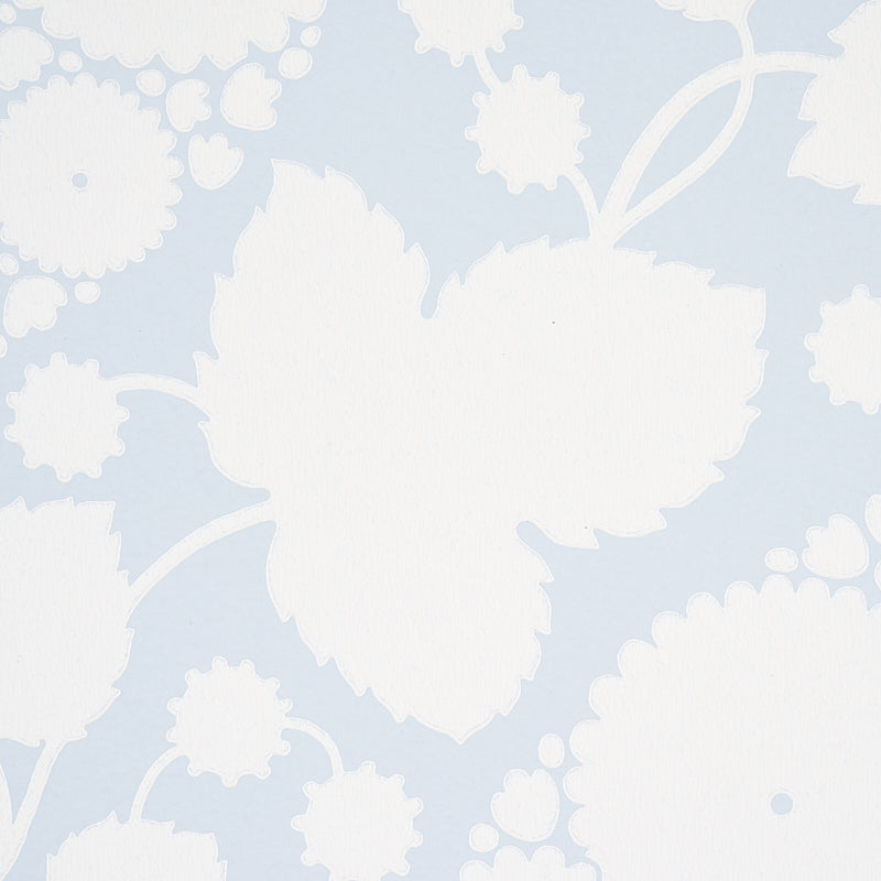 Schumacher Marianne Sky Wallpaper Sample 5010723