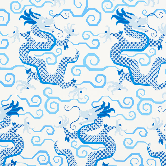 Schumacher Bixi Porcelain Wallpaper Sample 5010730
