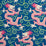 Schumacher Bixi Sapphire Wallpaper Sample 5010731