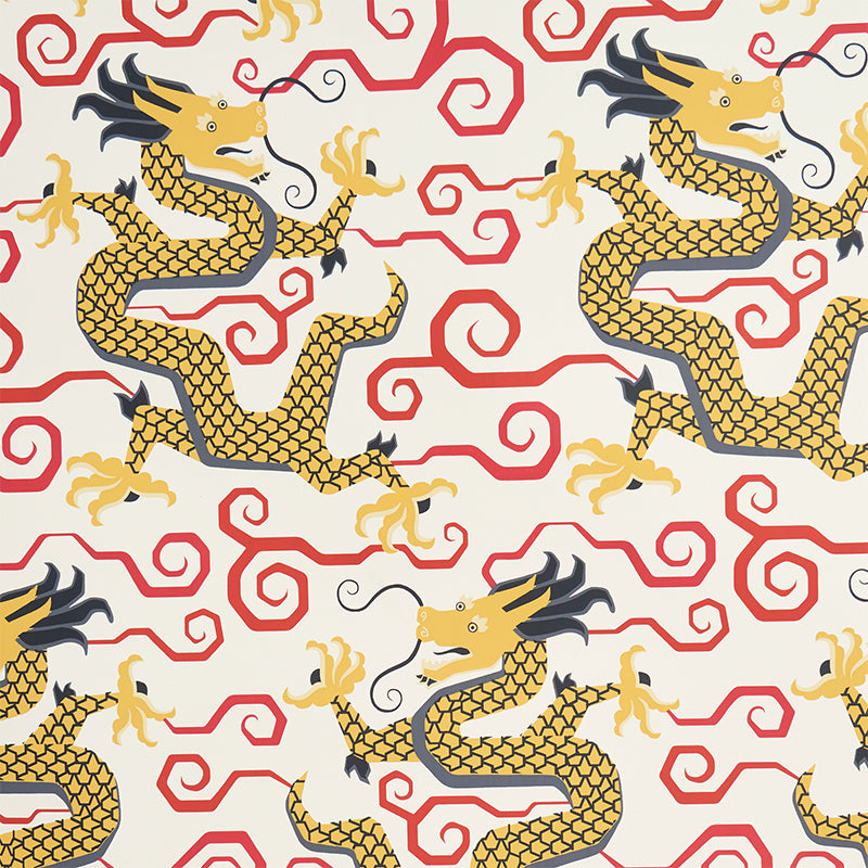 Schumacher Bixi Gold Wallpaper Sample 5010732