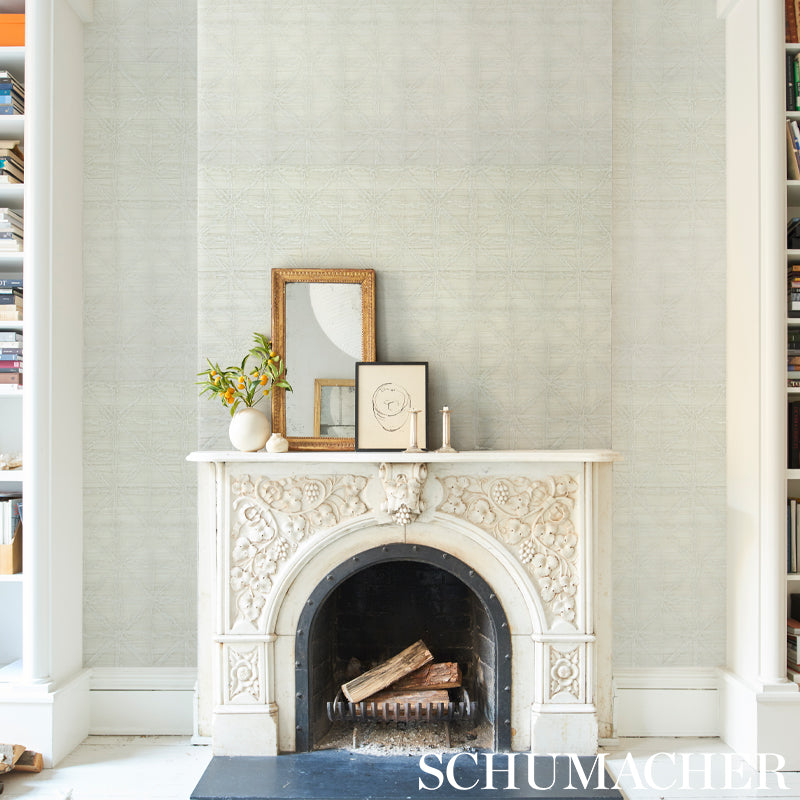 Schumacher Aventurine Performance Stone Wallpaper Sample 5010751