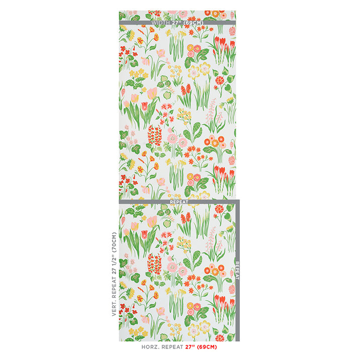 Schumacher Carly Pink Wallpaper Sample 5010770