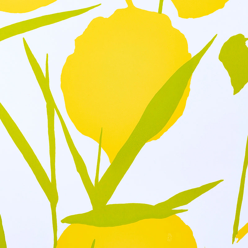 Schumacher Joan Yellow Wallpaper Sample 5010780