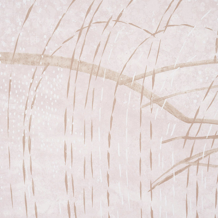 Schumacher Bisou Panel Set Blush Wallpaper Sample 5010933