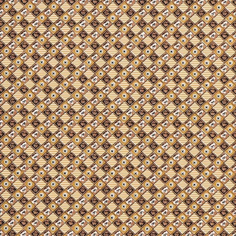 Jasper French Tile Old Gold Wallpaper Sample 5011-01