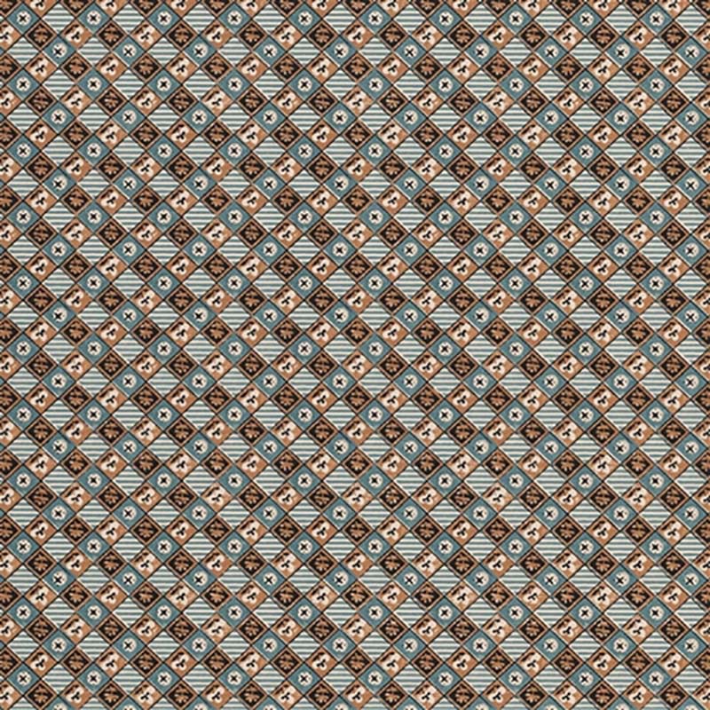 Jasper French Tile Blue Wallpaper Sample 5011-03
