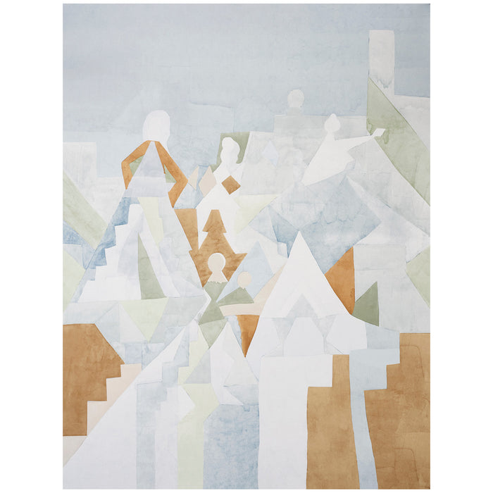 Schumacher Steps Panel Set Sky & Saddle Wallpaper 5011100