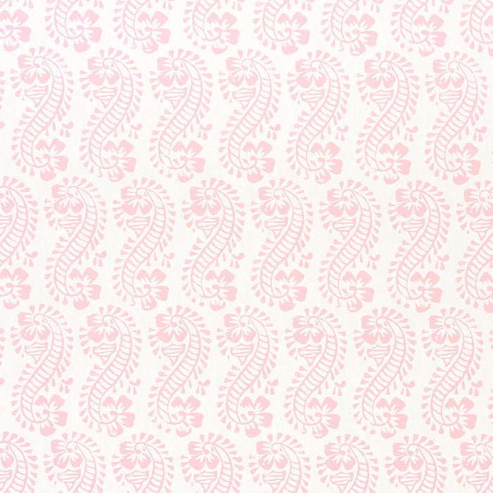 Schumacher Lani Pink Wallpaper Sample 5011122
