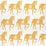 Schumacher Marwari Horse Mustard Wallpaper Sample 5011131
