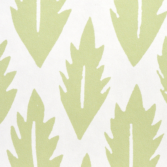Schumacher Leaf Grass Green Wallpaper Sample 5011150