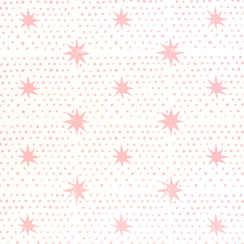 Schumacher Spot & Star Pink Wallpaper Sample 5011172