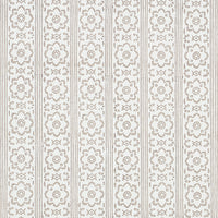 Schumacher Sunda Hand Blocked Print Grey Wallpaper 5011221