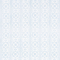 Schumacher Sunda Hand Blocked Print Sky Wallpaper 5011223