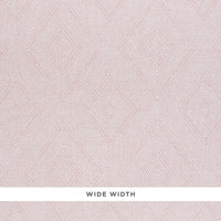 Schumacher Tortola Paperweave Pink Wallpaper 5011252
