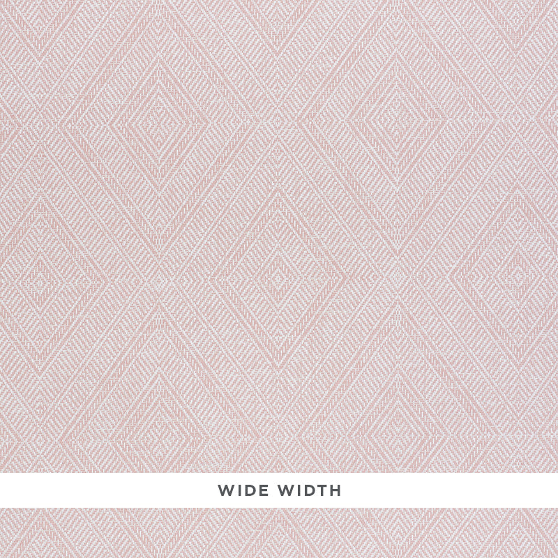 Schumacher Tortola Paperweave Pink Wallpaper Sample 5011252