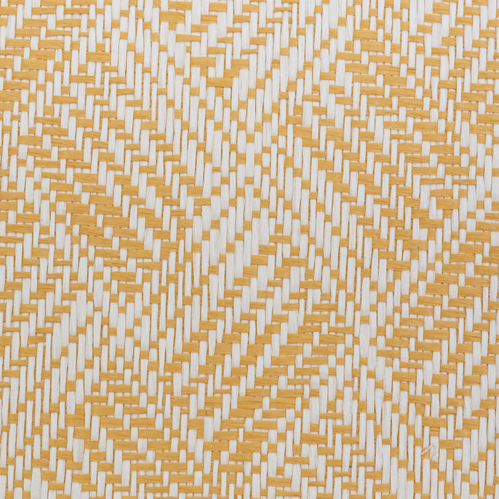 Schumacher Ashberg Paperweave Yellow Wallpaper Sample 5011261