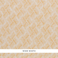 Schumacher Ashberg Paperweave Yellow Wallpaper 5011261