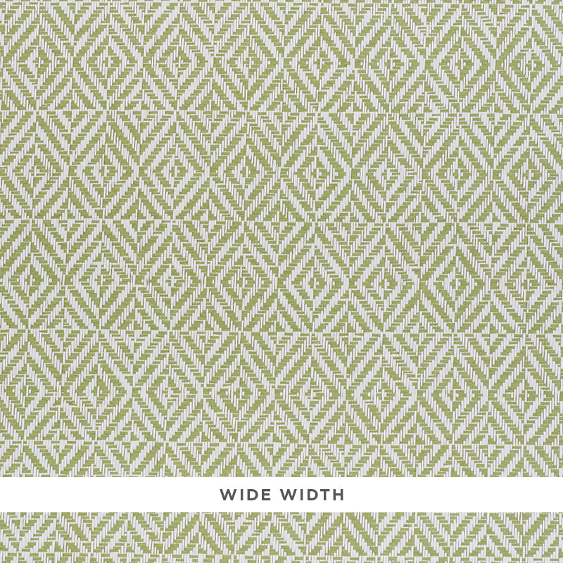Schumacher Jubilee Paperweave Green Wallpaper Sample 5011270