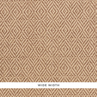 Schumacher Jubilee Paperweave Brown Wallpaper 5011272