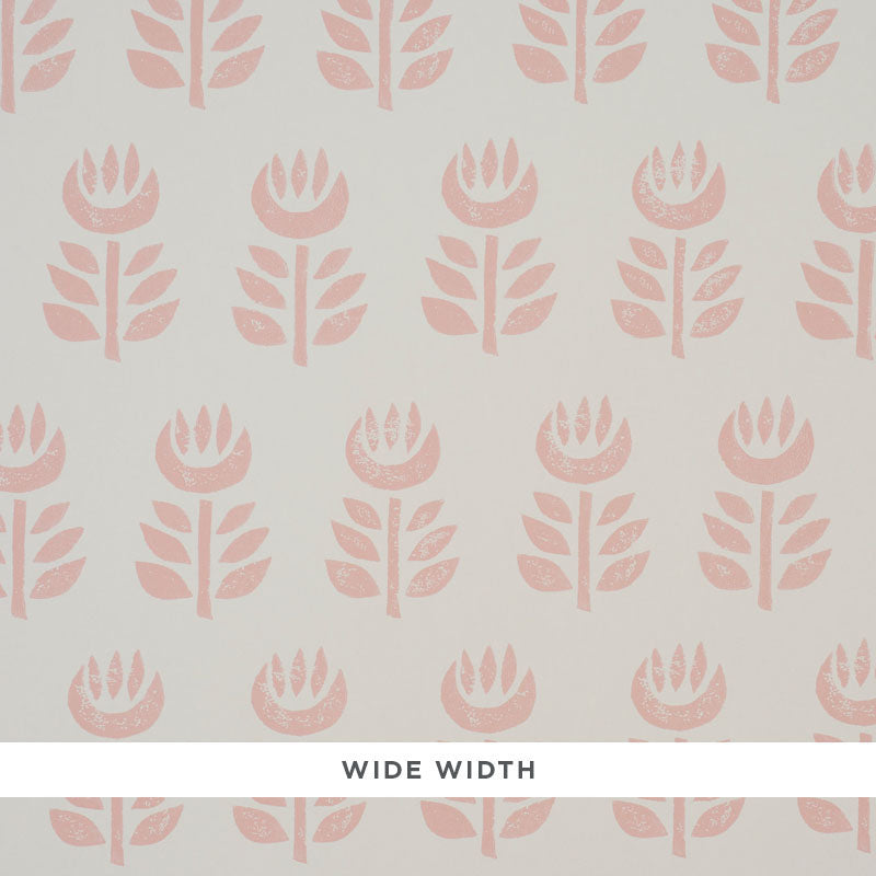 Schumacher Rosenborg Pink Wallpaper Sample 5011330