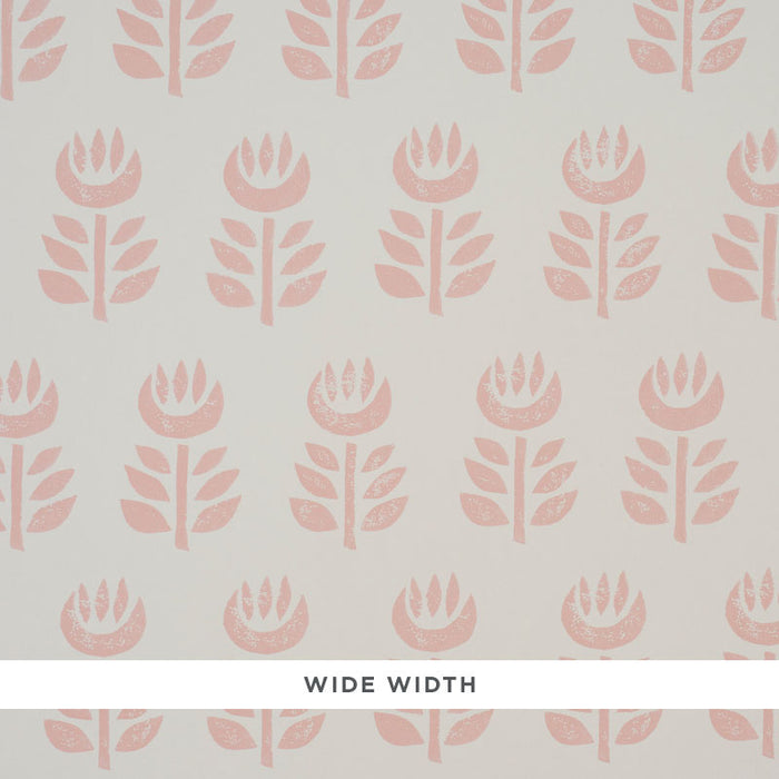 Schumacher Rosenborg Pink Wallpaper 5011330