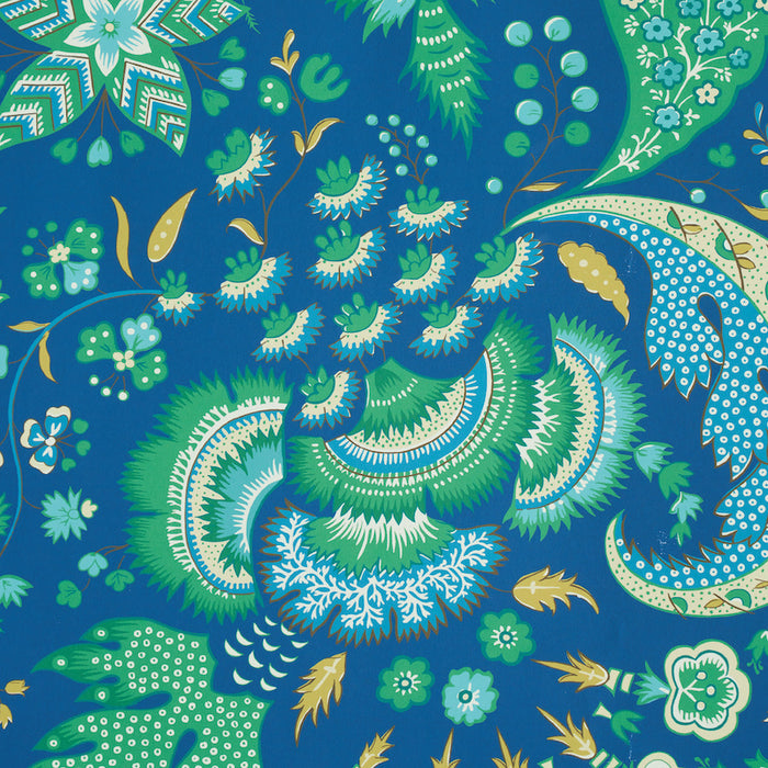 Schumacher Majorelle Blue Wallpaper Sample 5011350