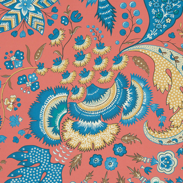 Schumacher Majorelle Red Wallpaper Sample 5011351