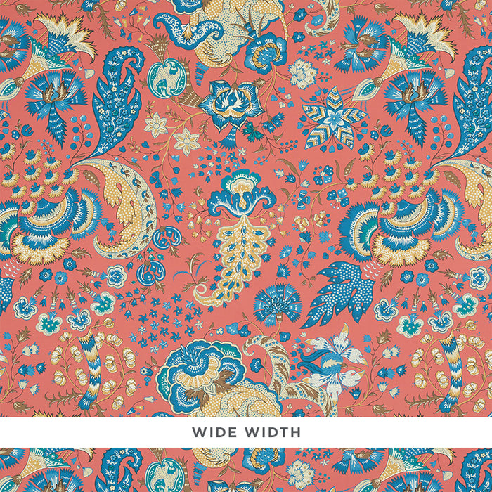 Schumacher Majorelle Red Wallpaper Sample 5011351