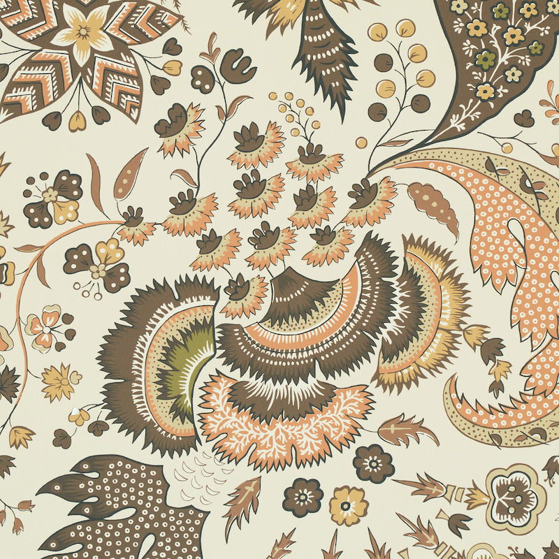 Schumacher Majorelle Neutral Wallpaper Sample 5011352