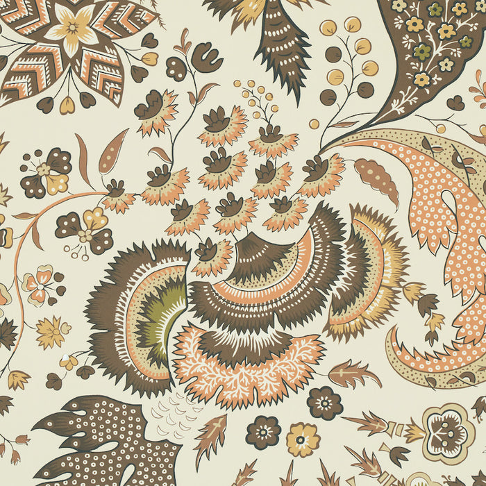 Schumacher Majorelle Neutral Wallpaper Sample 5011352