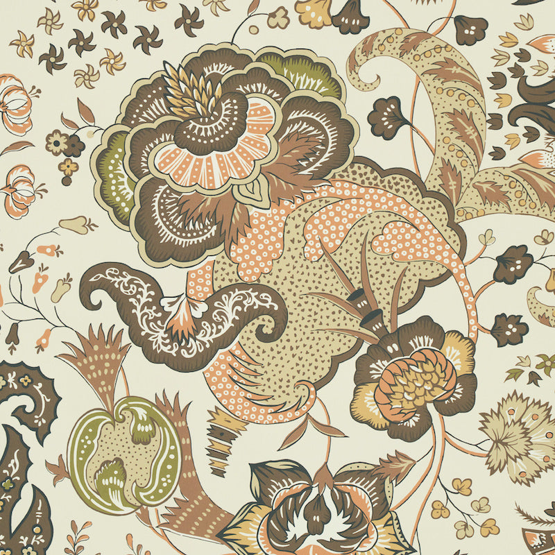 Schumacher Majorelle Neutral Wallpaper Sample 5011352