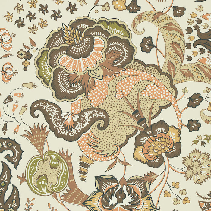 Schumacher Majorelle Neutral Wallpaper Sample 5011352