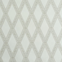 Schumacher Les Losanges Toile Stone Wallpaper 5011360