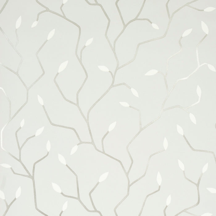 Schumacher Cymbeline Silver Wallpaper Sample 5011381