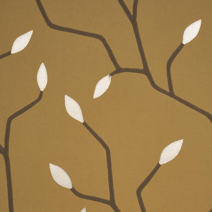 Schumacher Cymbeline Gold Wallpaper Sample 5011383