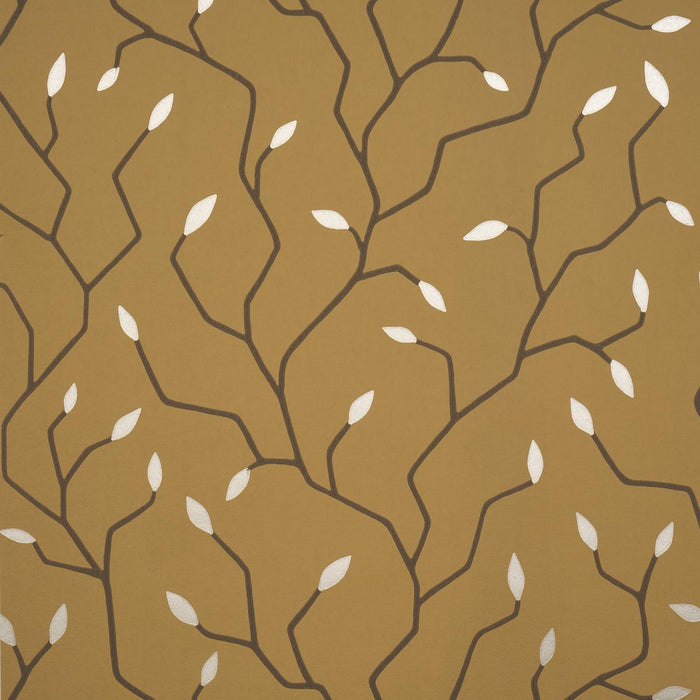 Schumacher Cymbeline Gold Wallpaper Sample 5011383