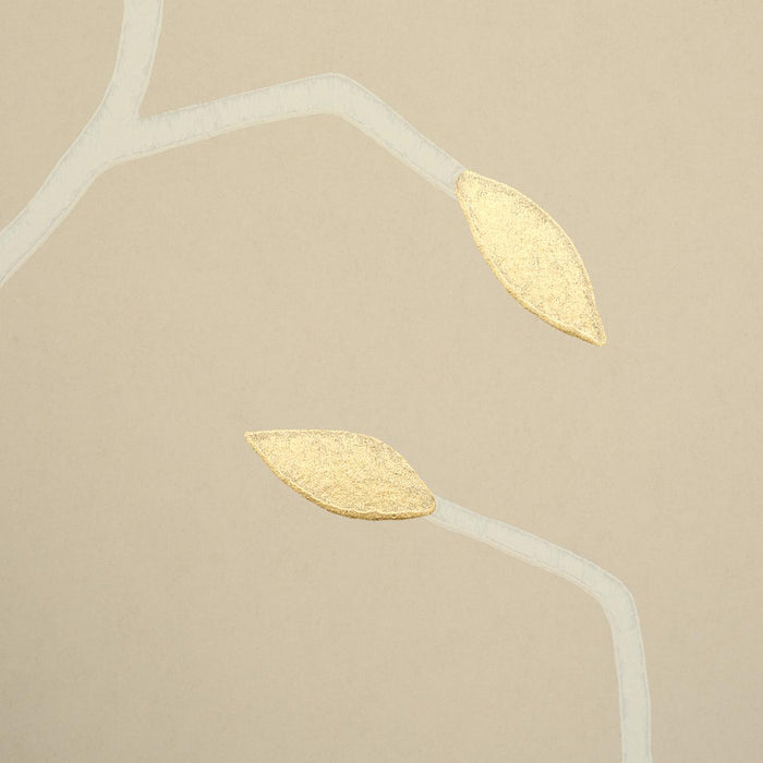 Schumacher Cymbeline Alabaster Wallpaper Sample 5011384