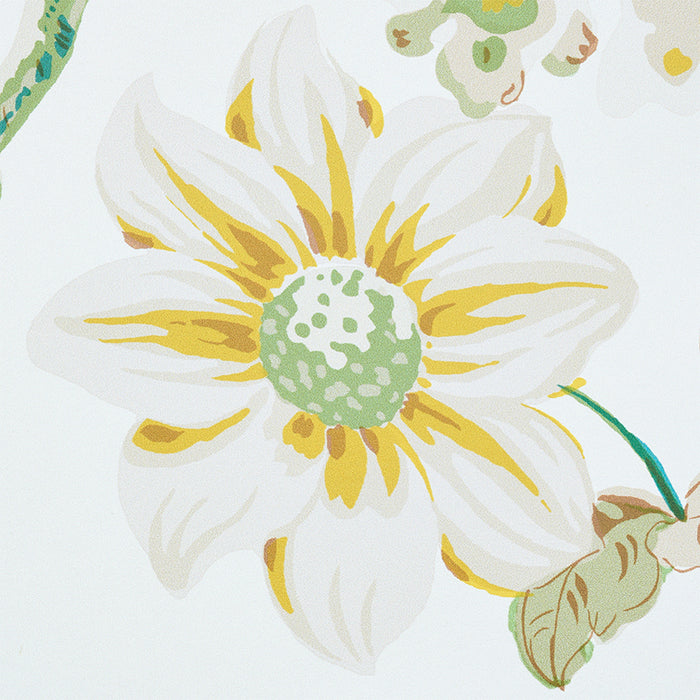 Schumacher Daydream Citron Wallpaper Sample 5011400