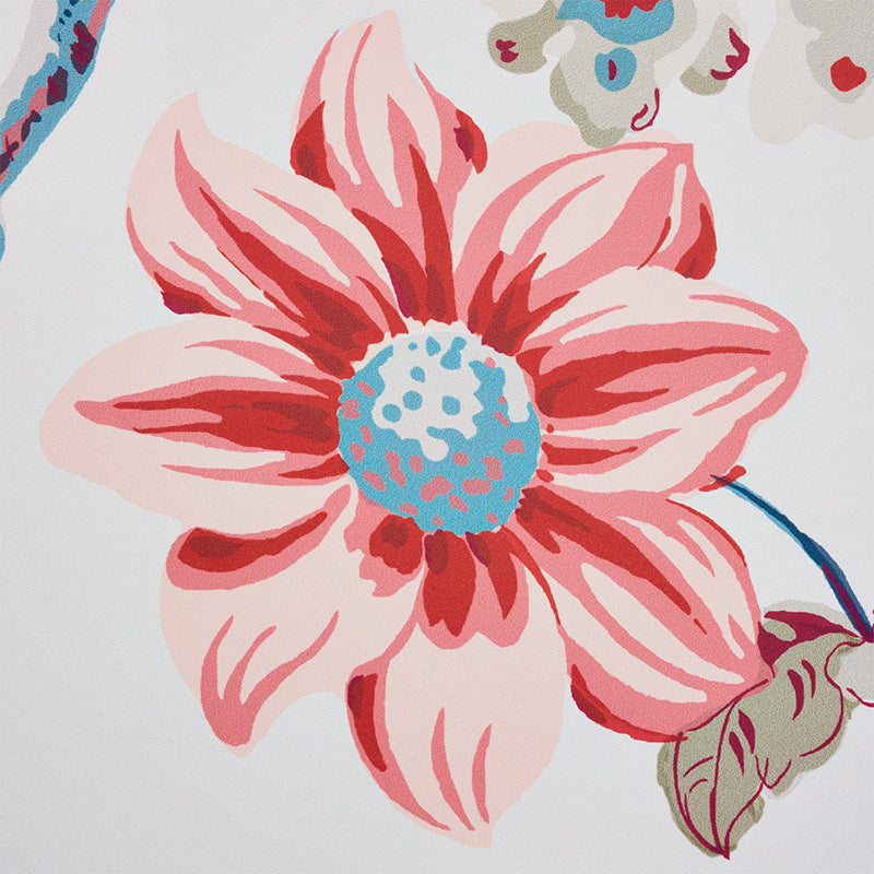 Schumacher Daydream Rose Wallpaper Sample 5011401