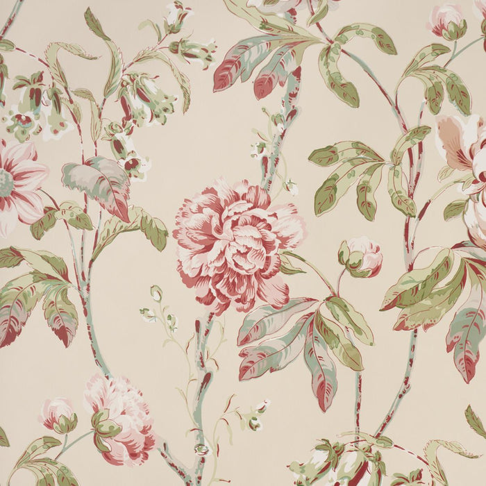 Schumacher Daydream Pink Wallpaper Sample 5011404