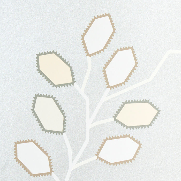 Schumacher Tumble Weed Silver White Wallpaper Sample 5011421