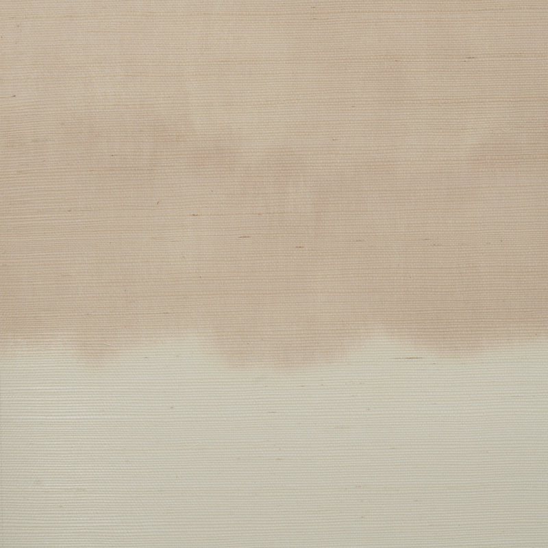 Schumacher Orissa Sisal Panel Sand Wallpaper Sample 5011441