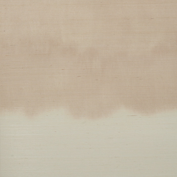 Schumacher Orissa Sisal Panel Sand Wallpaper Sample 5011441